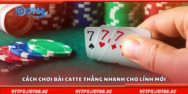 Chi tiết cách chơi bài Catte thắng nhanh