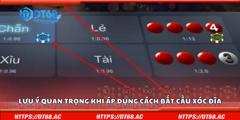 Lưu ý quan trọng khi áp dụng cách bắt cầu